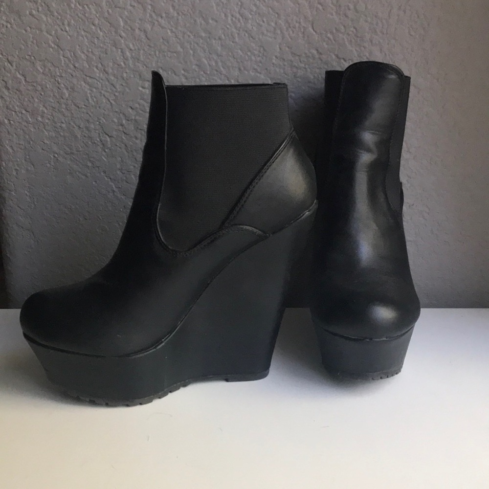 Platform Ankle Boots